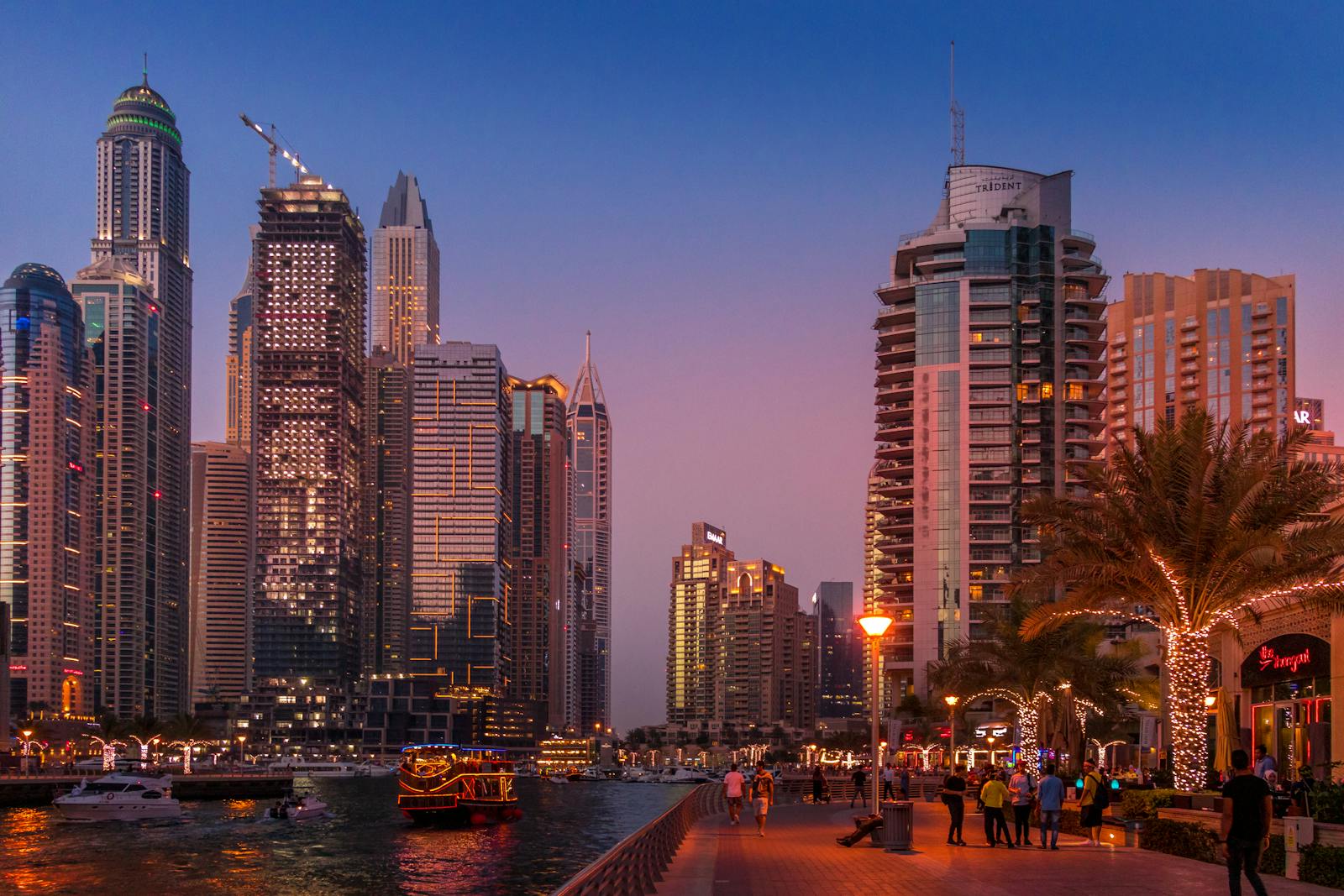 Dubai luxury skyline
